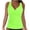 Green, variant on EliteGoogv Women's Tankini Top V Neck Wide Strap Beachwear Stretchy Solid Color Swimwear Water Sports Surfing Pool Party Bathing Suits,Pink,XL