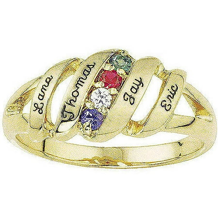 Keepsake Personalized Adoring Mothers Birthstone Ring