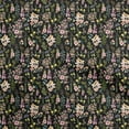 thumbnail image 1 of oneOone Viscose Chiffon Black Fabric Florals Sewing Fabric By The Yard Printed Diy Clothing Sewing Supplies 42 Inch Wide, 1 of 4