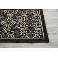 thumbnail image 4 of Nourison Caribbean Indoor/Outdoor Modern French Country Charcoal 1'9" x 2'9" Area Rug, (2' x 3'), 4 of 8