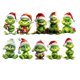 thumbnail image 3 of Colgante con tema de película de terror, 8 cm, adorno colgante plano creativo de Navidad, colgante para árbol de Navidad, colección artesanal, decoración para árbol de fiesta de Navidad, 3 of 4