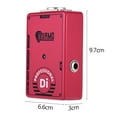 thumbnail image 3 of Dolamo D-7 Professional DI Box Guitar Effect Pedal with Ground Lift Switch XLR Out for, 3 of 8