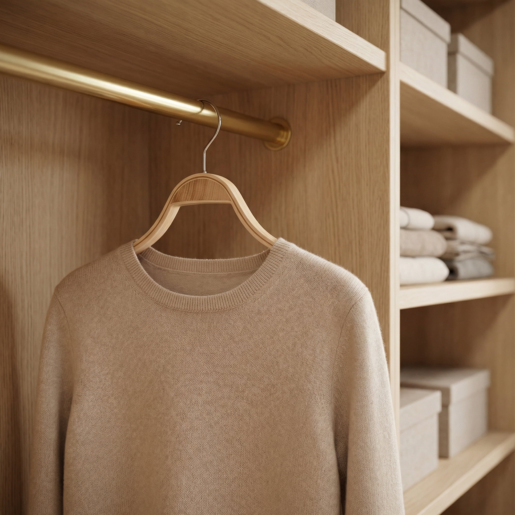 Unique Bargains 2 Pcs Wood Non-Slip Great Hangers with Clips for Closet Natural 15.7inch