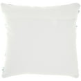 thumbnail image 2 of Mina Victory 18x18" Square Fabric Woven Stripes & Dots Throw Pillow in Turquoise, 2 of 5