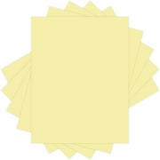 Domtar  8.5 x 11 in. 67 lbs Canary Cover Paper, Yellow