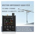 thumbnail image 2 of N1201SA 137.5MHz-2.7GHz Antenna Analyzer Standing Wave Meter Antenna Tester RF Vector Impedance Analyzer ,Multiple Functions, 2 of 6