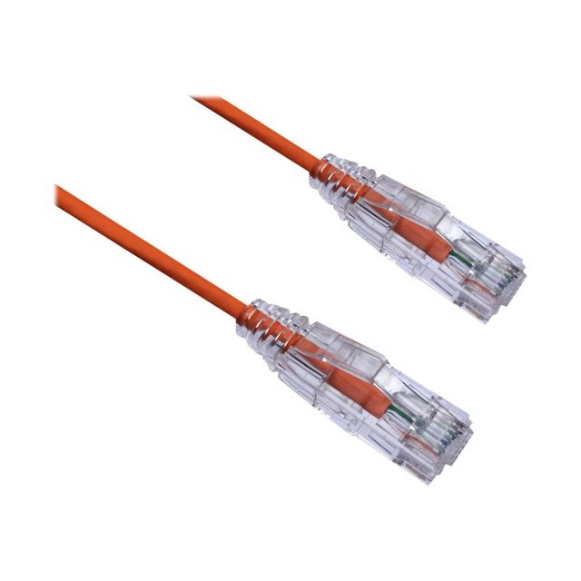 Axiom BENDnFLEX Ultra-Thin - Patch cable - RJ-45 (M) to RJ-45 (M) - 6 ft - UTP - CAT 6 - snagless - orange