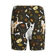 thumbnail image 2 of Lsque Bones And Leaves Mens Sleep Pajama Shorts,Short Pajama Pants, Cotton Ultra-Soft Knit-XX-Large, 2 of 9