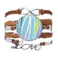 thumbnail image 1 of Joy s Art Pattern Bracelet Love Chain Rope Ornament Wristband, 1 of 3