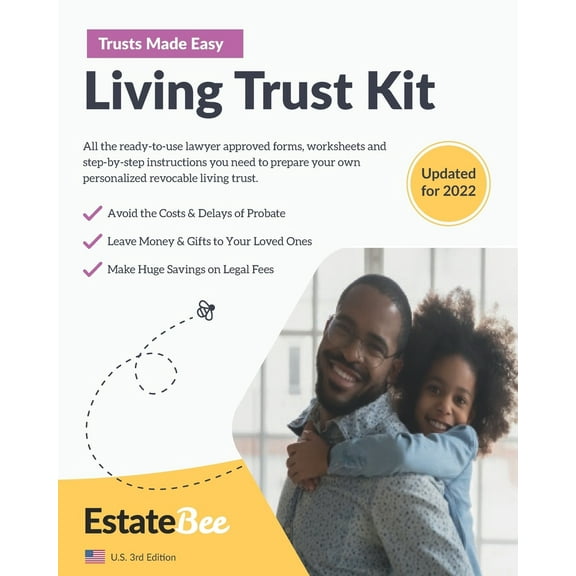 Pre-Owned Living Trust Kit: Make Your Own Revocable Living Trust in Minutes, Without a Lawyer.... (Paperback) 1913889076 9781913889074