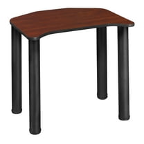 Ferris 26" x 24" Desk - Cherry/ Black