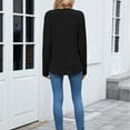 thumbnail image 4 of TINZ Plus Size Tops Comfortable Loose Long Sleeve Button Neck Winter Fall Shirt For Women Long Layering Tops plus Size Camisole, 4 of 4