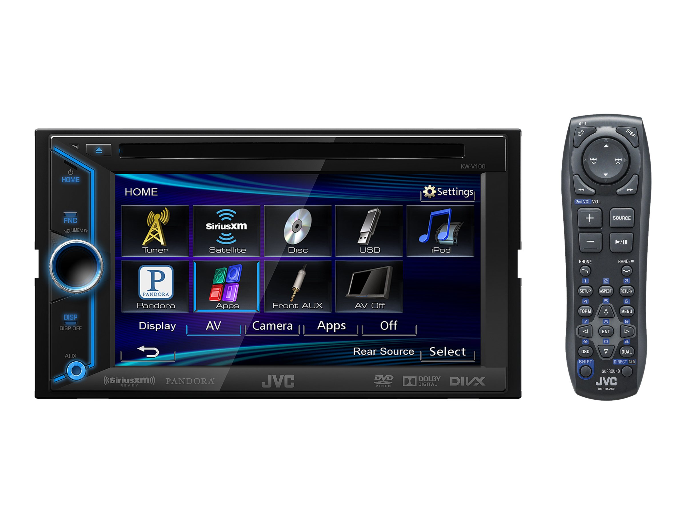 JVC KW-V100 - DVD receiver - Arsenal 