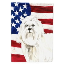 Patriotic USA Maltese House Flag