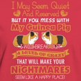 thumbnail image 3 of CafePress - Don't Mess With My Guinea Pig Shirt T Shirt - Women's Traditional Fit Dark T-Shirt, 3 of 4