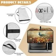 thumbnail image 6 of Renewold Toaster Oven Protection Case Stain-Resistant Washable Smart Oven Air Fryer Cover Countertop Appliance Protective Case Kitchen Decor, 18.5 x 14.5 x 9 Inches, Peacock Flower, 6 of 7