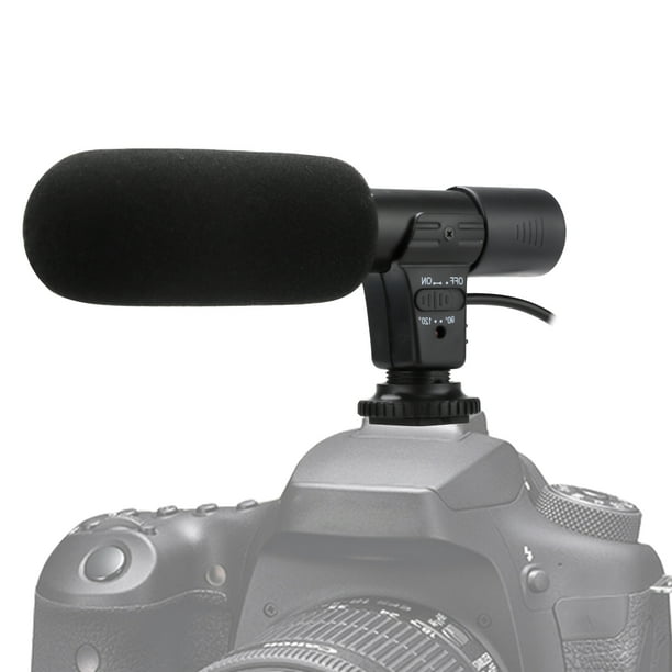 Camera Video Recording Microphone, EEEKit Large Pickup Range External