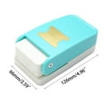 thumbnail image 5 of Zeiwohndc Portable Hole Puncher Convenient Index Crafts Punch for File Organization, 5 of 9