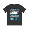 thumbnail image 4 of Unisex Husband and Wife Cruising Partners For Life Cotton Cruise Shirt, 4 of 10