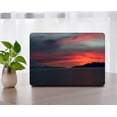 thumbnail image 3 of KSK KAISHEK Hard Shell Cover Only Compatible MacBook Pro 14 inchs 2021/2022/2023 A2779 M2/A2442 M1 + Black Keyboard Cover, Red series 0254, 3 of 5