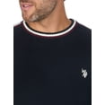 thumbnail image 3 of U.S. Polo Assn Men's Striped Sleeve Crew Neck Sweater, 3 of 4