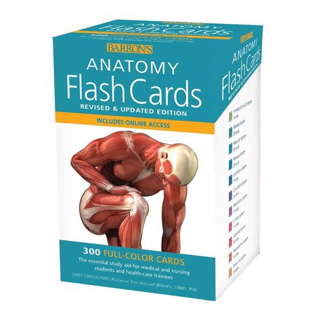 Barron's Anatomy Flash Cards (Best Anatomy Flash Cards For Medical Students)