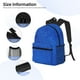 thumbnail image 3 of Easygdp Blue Glitter Mochila Casual para Portátil, Mochila para Escuela, Viajes, Negocios, 3 of 6