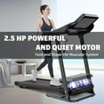 thumbnail image 4 of 2.5HP Treadmill for Home with Incline 265lb Weight Capacity with Bluetooth, Portable Treadmill for Home Office Fitness Walking Jogging, 4 of 9
