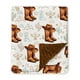 thumbnail image 1 of Manta Locobird Western Baby Minky de 76 x 102 cm, suave y cálida, 1 of 7