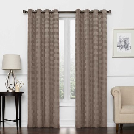 Vue Signature Amina 84 Inch Grommeted Window Curtain Panel In