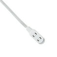 thumbnail image 4 of Hyper Tough White Extension Cord 10 feet with 3 Outlets, Braided Cord, 2 Prong, Indoor, 4 of 8