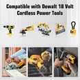 thumbnail image 5 of 2-Pack 4.5Ah Ni-Mh DC9096 Battery Replacement for Dewalt 18V Battery DC9098 DC9099 DW9095 DW9096 DW9098 DW9099 DE9039 DE9095 DE9096 DE9098 DE9503, 5 of 11
