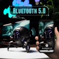 thumbnail image 4 of Altavoces de Bluetooth Mars Pro, Bass Boost, 15h Playtime, Stereo Sound Music Box Bluetooth Portable Wireless Partyer (Matte Black) esquí esquí Gafas de esquí, 4 of 5