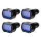 thumbnail image 1 of Voltímetro de coche de 4 piezas con pantalla digital LED y detector de monitoreo de voltaje de batería, 1 of 11