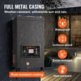 thumbnail image 6 of VEVOR 300W Low Voltage Landscape Transformer with Timer and Photocell Sensor, Waterproof Landscape Lighting Transformer, 120V AC to 12V/14V AC for Outdoor, Spotlight, Pathway Light, Pool light, ETL, 6 of 9
