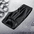 thumbnail image 2 of TaTaai Mens Outdoor Shorts With Pockets Elastic Drawstring Waist Solid Color Loose Fit for Hiking Camping Summer Gift, 2 of 9