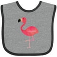 thumbnail image 3 of Inktastic Cute Flamingo Bird Boys or Girls Baby Bib, 3 of 4