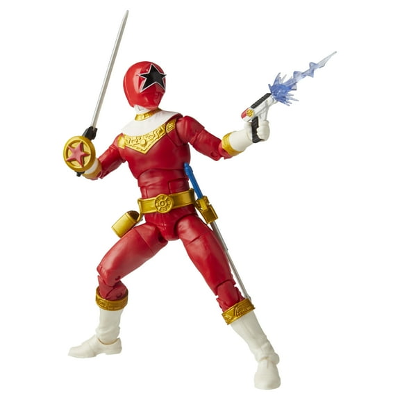 Hasbro Power Rangers Lightning Collection Zeo Red Ranger 6-Inch Premium Collectible Toy with Accessories Action Figure Set