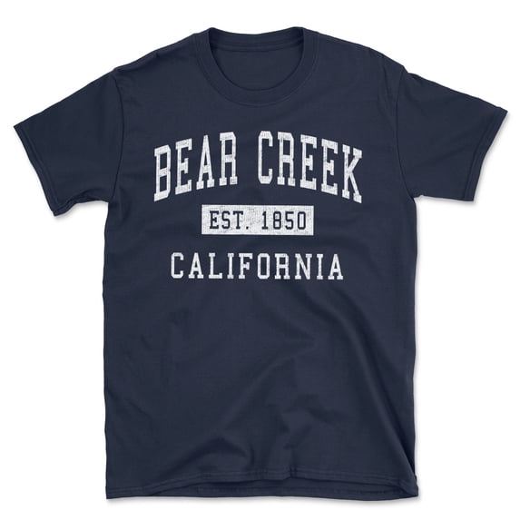 Bear Creek California Classic Established Men's Cotton T-Shirt