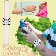 thumbnail image 1 of Reloj Slap para niños, reloj deportivo con dibujos de animales en 3D, reloj de cuarzo de silicona para estudiantes, niños y niñas, regalos de cumpleaños, suministros para fiestas, 1 of 6