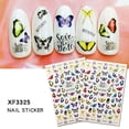 thumbnail image 2 of Juego de pegatinas para uñas HUOGUO Butterfly Little Daisy Maple Leaf, 2 unidades, 2 of 3