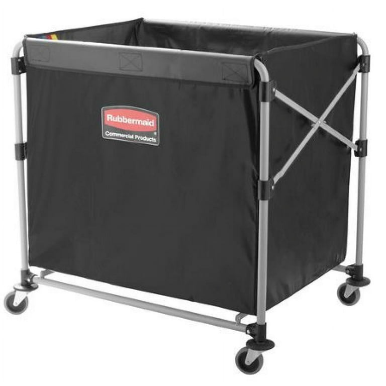 Collapsible X-Cart Replacement Bag, 4 Bushel, 220 lbs, Vinyl, Black Collapsible X-Cart Replacement Bag, 4 Bushel, 220 lbs, Vinyl, Black