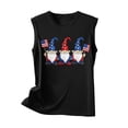 thumbnail image 3 of Qiopertar Blouse Sans Manches Imprimée Mode Décontractée pour Femmes Col Rond Sexy Pull-Over Slim Offres de la Semaine Liquidation à Moins de 5$ jusqu'à 90 % de Réduction, 3 of 4