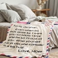 thumbnail image 2 of UFOORO Throw Blanket Gifts for Daughter, 55"X70" Valentines to My Daughter Blanket from Mom, Daughter Gifts from Mom on Christmas Mothers Valentines Day Birthday Throw Blanket Gift, 2 of 7