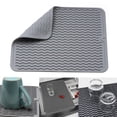 thumbnail image 2 of Silicone Sink Drying Mat Heat Resistant Kitchen Rectangle Non Slip Dish Drainer, 2 of 11