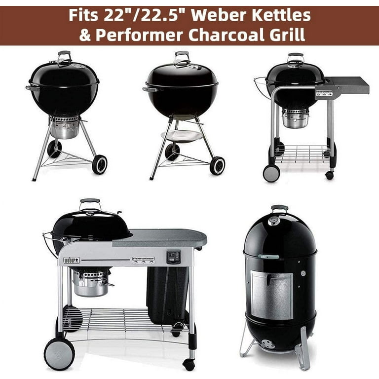 Grisun 8835 Cast Iron BBQ Grate for Weber 22.5in One Touch Bar B Kettle Master Touch Performer Grill Walmart