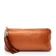 thumbnail image 1 of Pre-Owned Gucci Metallic Leather Broadway Tassel Zip Clutch, 1 of 9