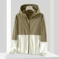 thumbnail image 2 of Zedker Womens Windbreaker Jacket Water Resistant Rain Jacket Rain Jacket for Womens with Hood, 2 of 6