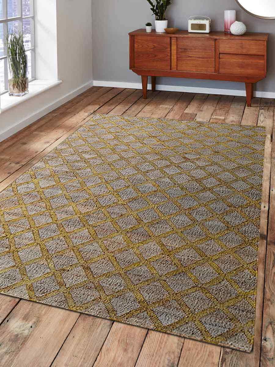 Rugsotic Carpets Hand Woven Kilim Jute 5'x8' Ecofriendly Area Rug