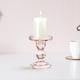 thumbnail image 3 of Elegante portavelas de cristal para una decoración romántica del hogar. 85mmx79mmx114mm, 3 of 6